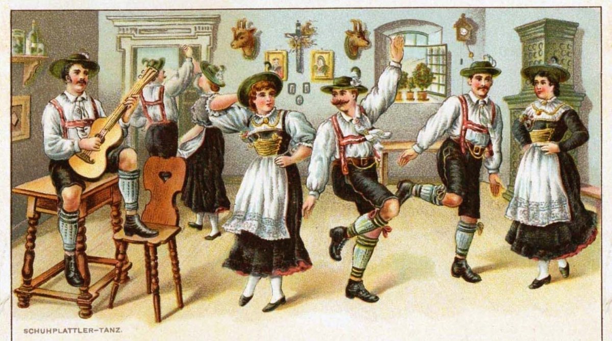Народный танец Германии Лендлер