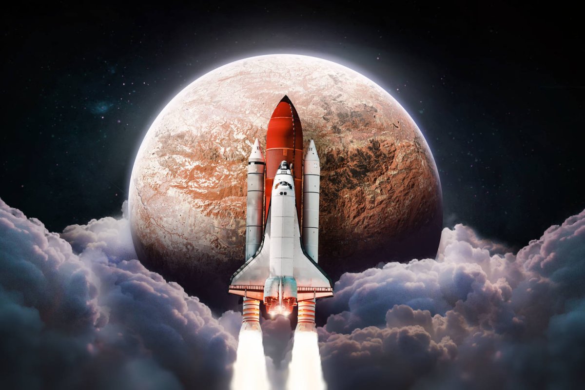 Ракета взлетает