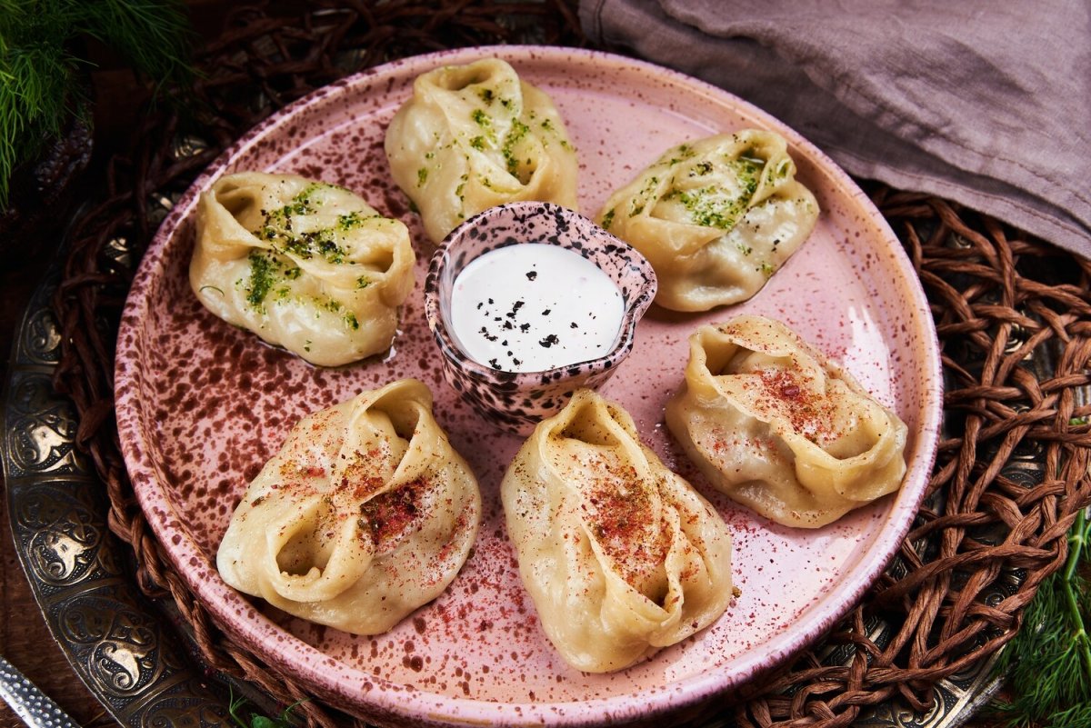 Манты в ресторане