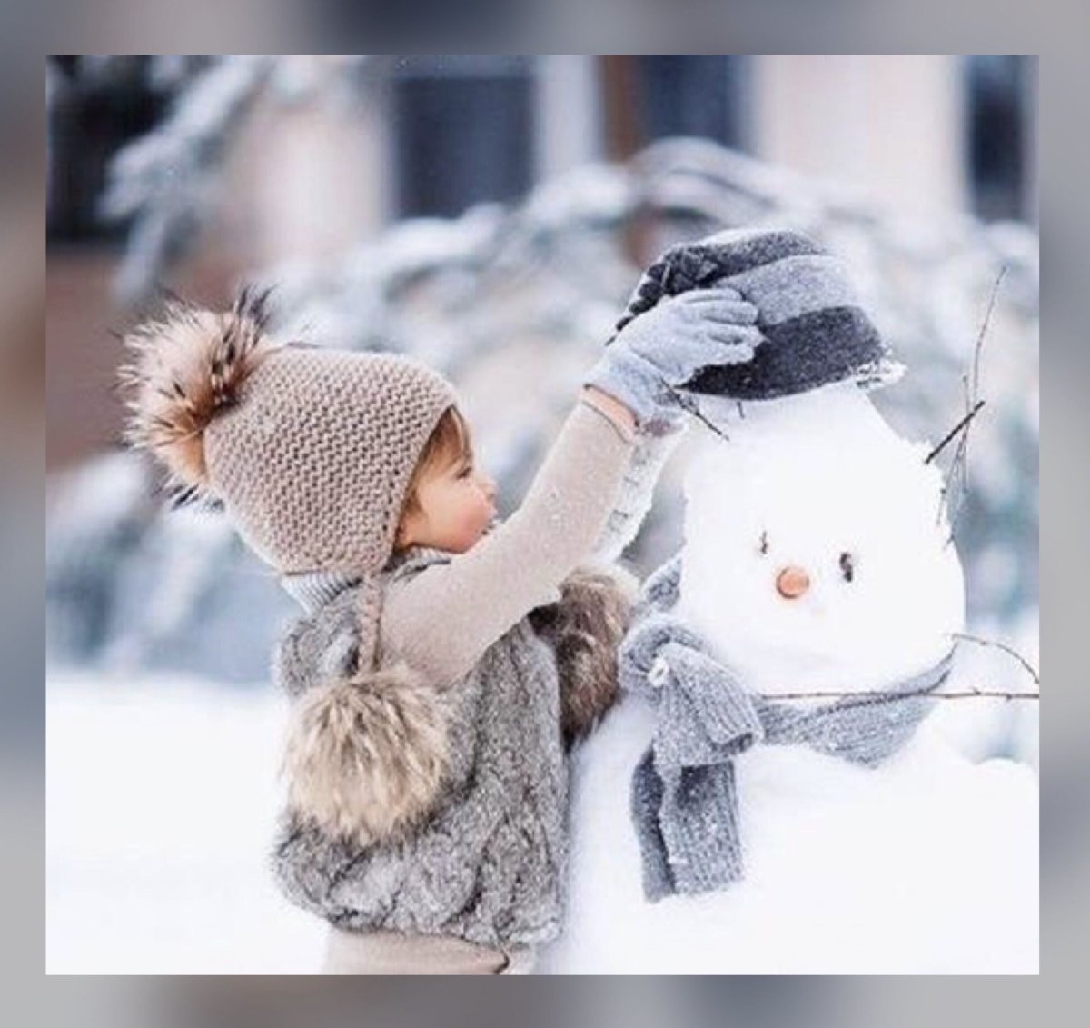 Снеговик для детей