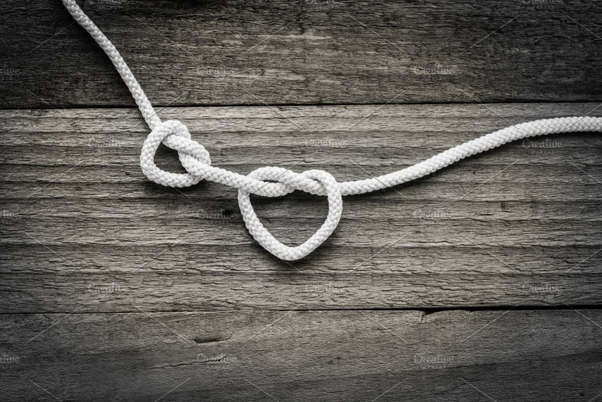 Сердечко из веревки