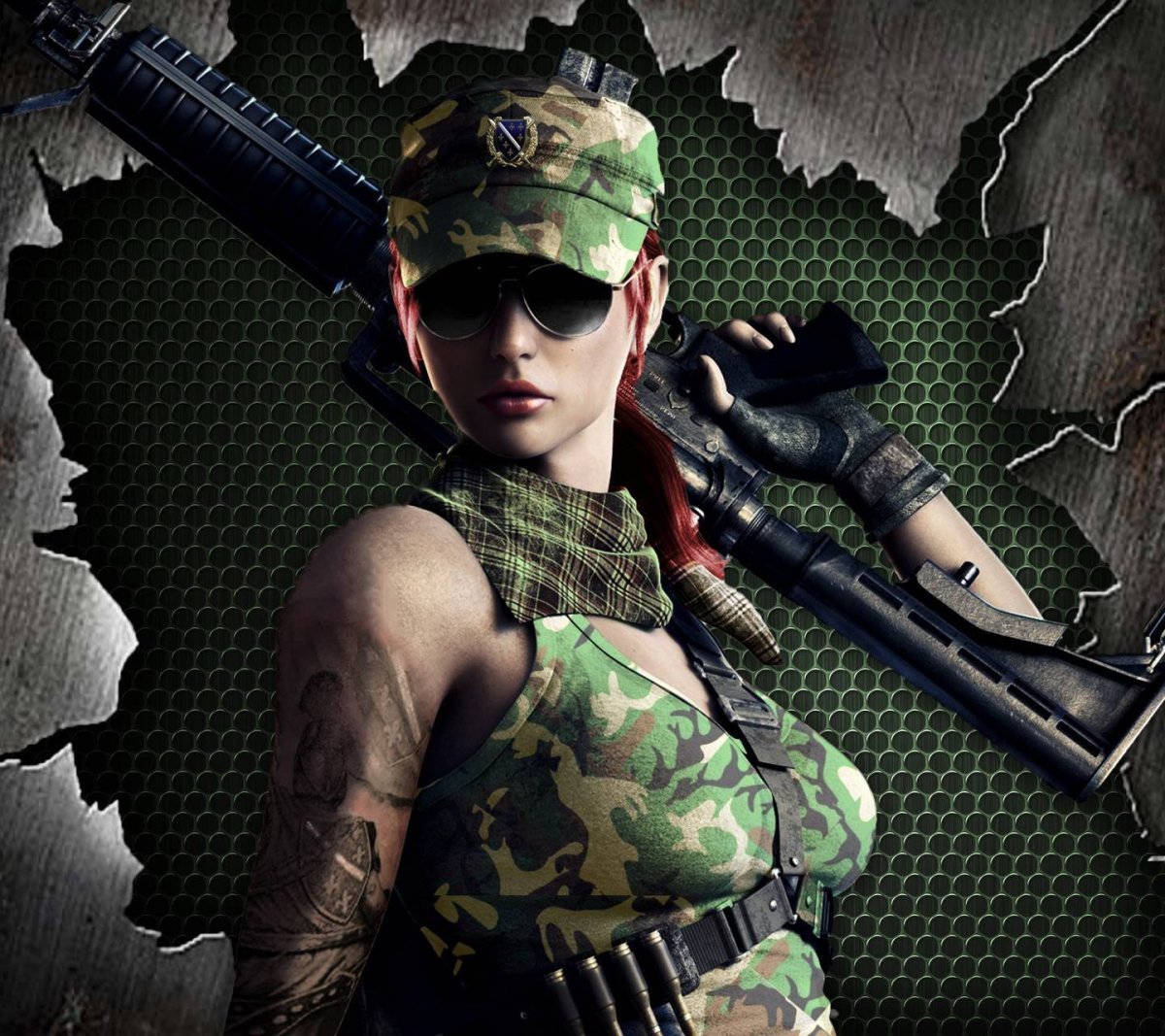 Обои в стиле милитари