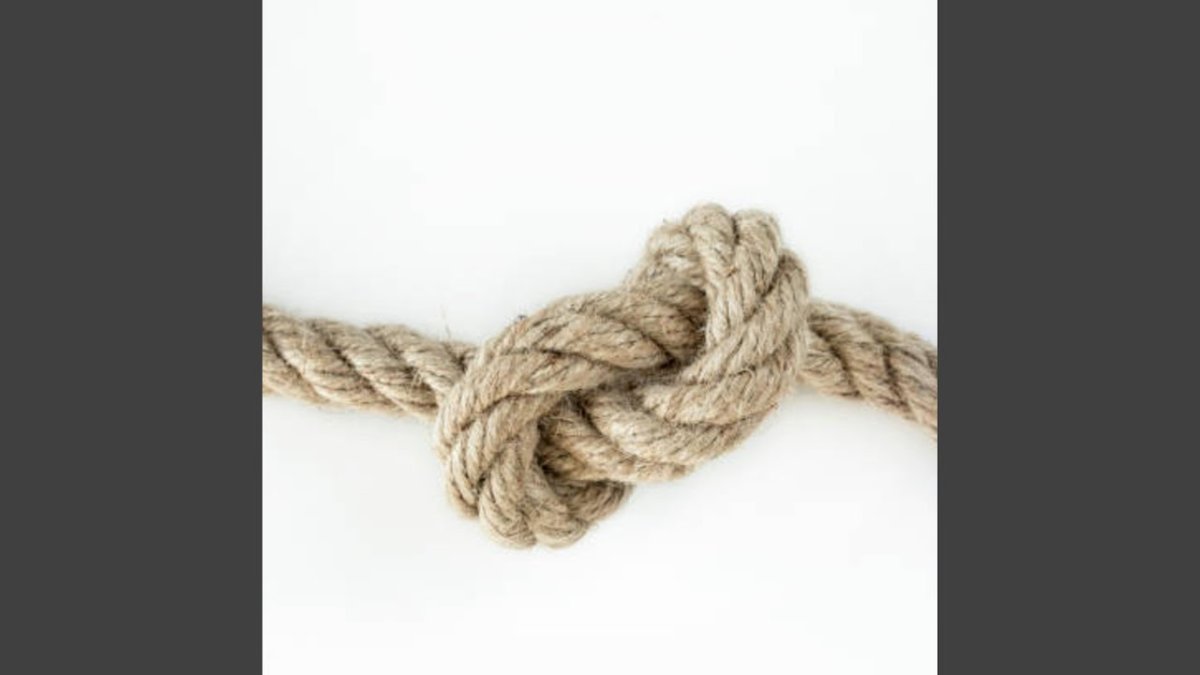 Завязанная веревка