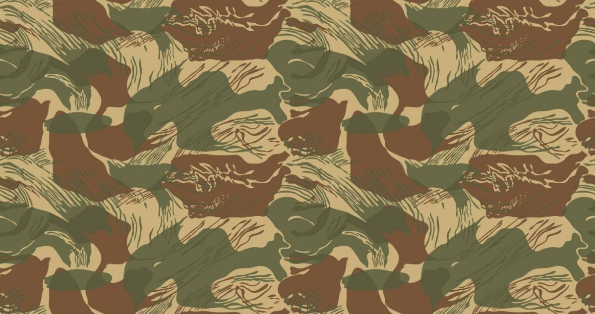 Родезийский камуфляж паттерн