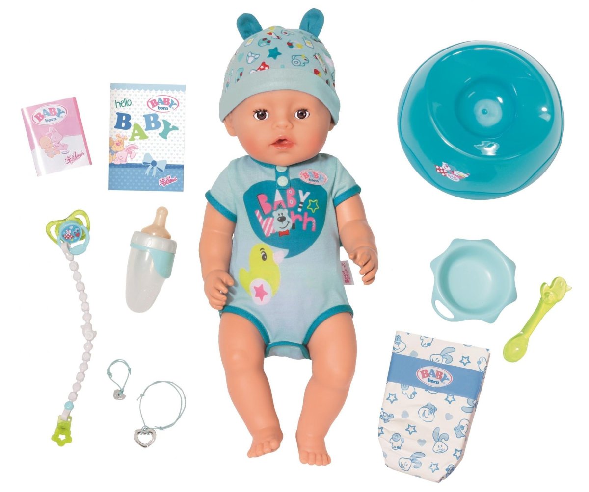 Интерактивная кукла Zapf Creation Baby born мальчик, 43 см, 824-375