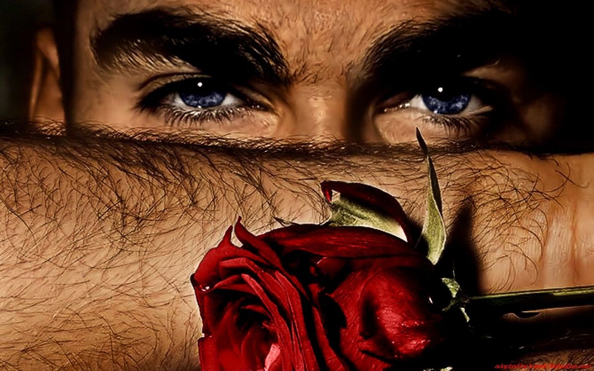 Грустные мужские глаза