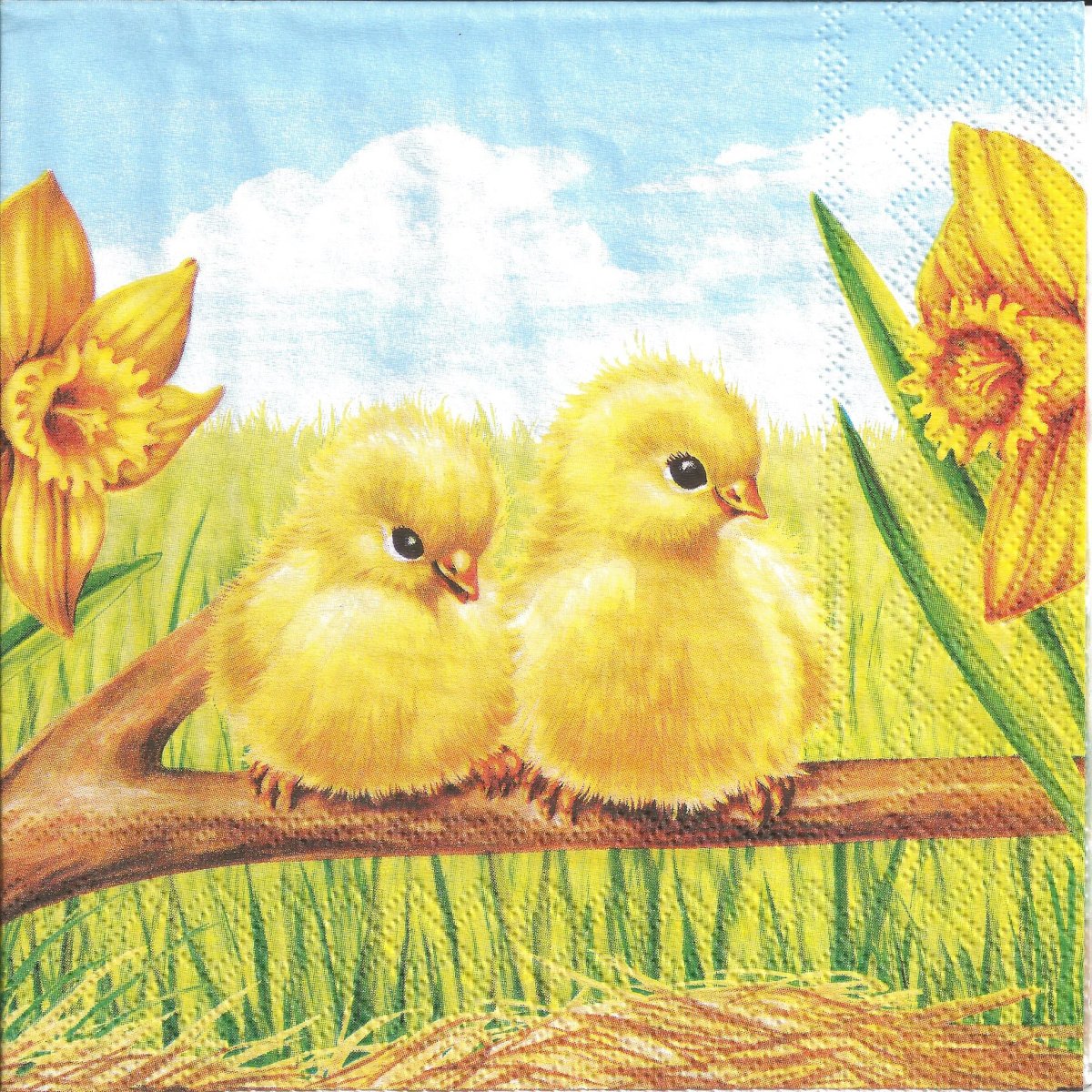 Птенец мультяшный