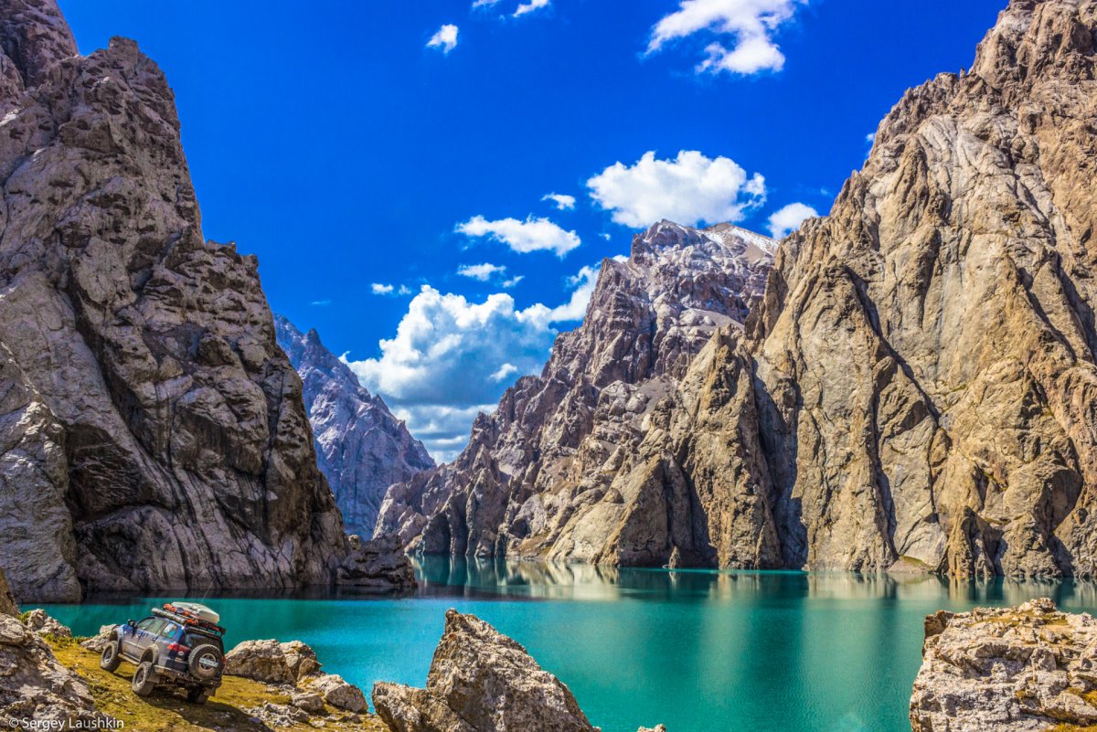 Чарынский каньон, озеро Сары-Челек