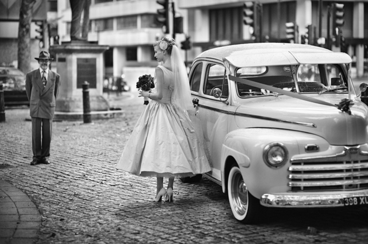 Свадьба в стиле Америки 50х