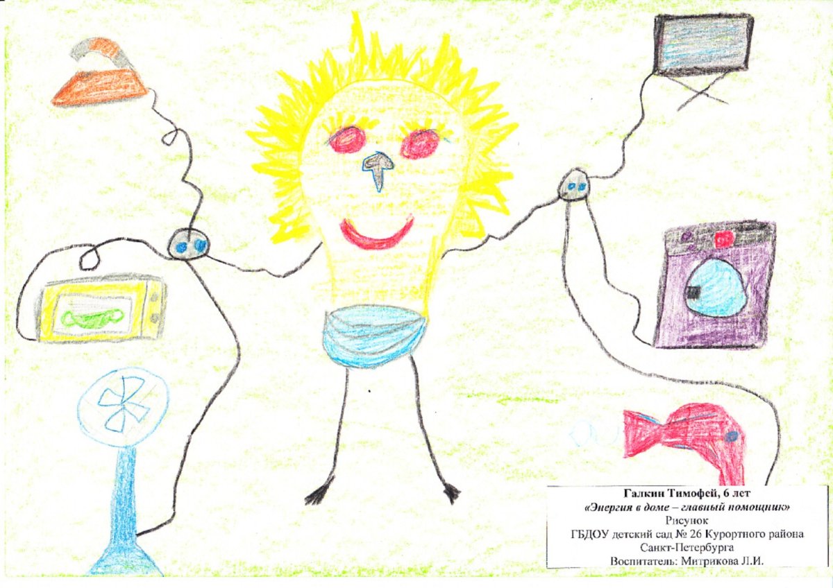 Рисунок на тему береги электроэнергию