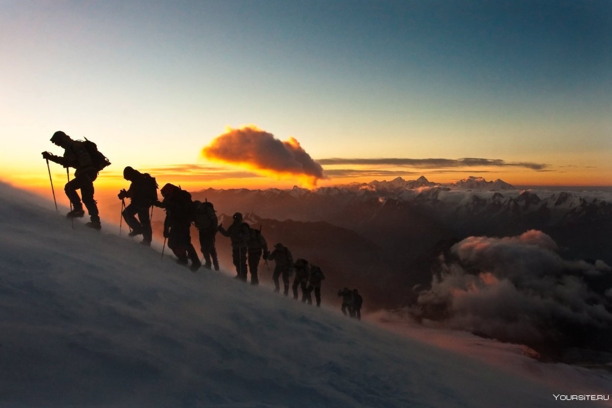 Эльбрус рассвет восхождение