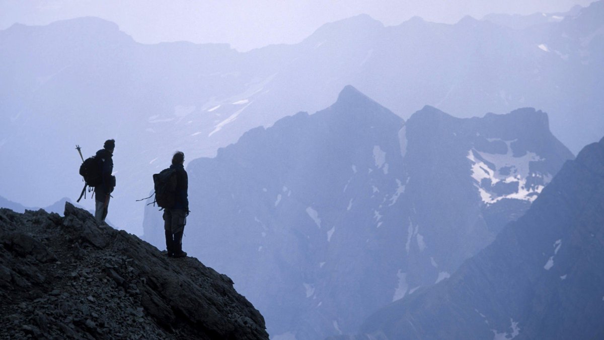 Человек в горах