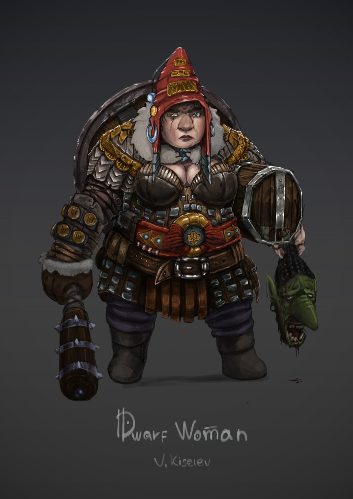 Холмовой Дварф женщина