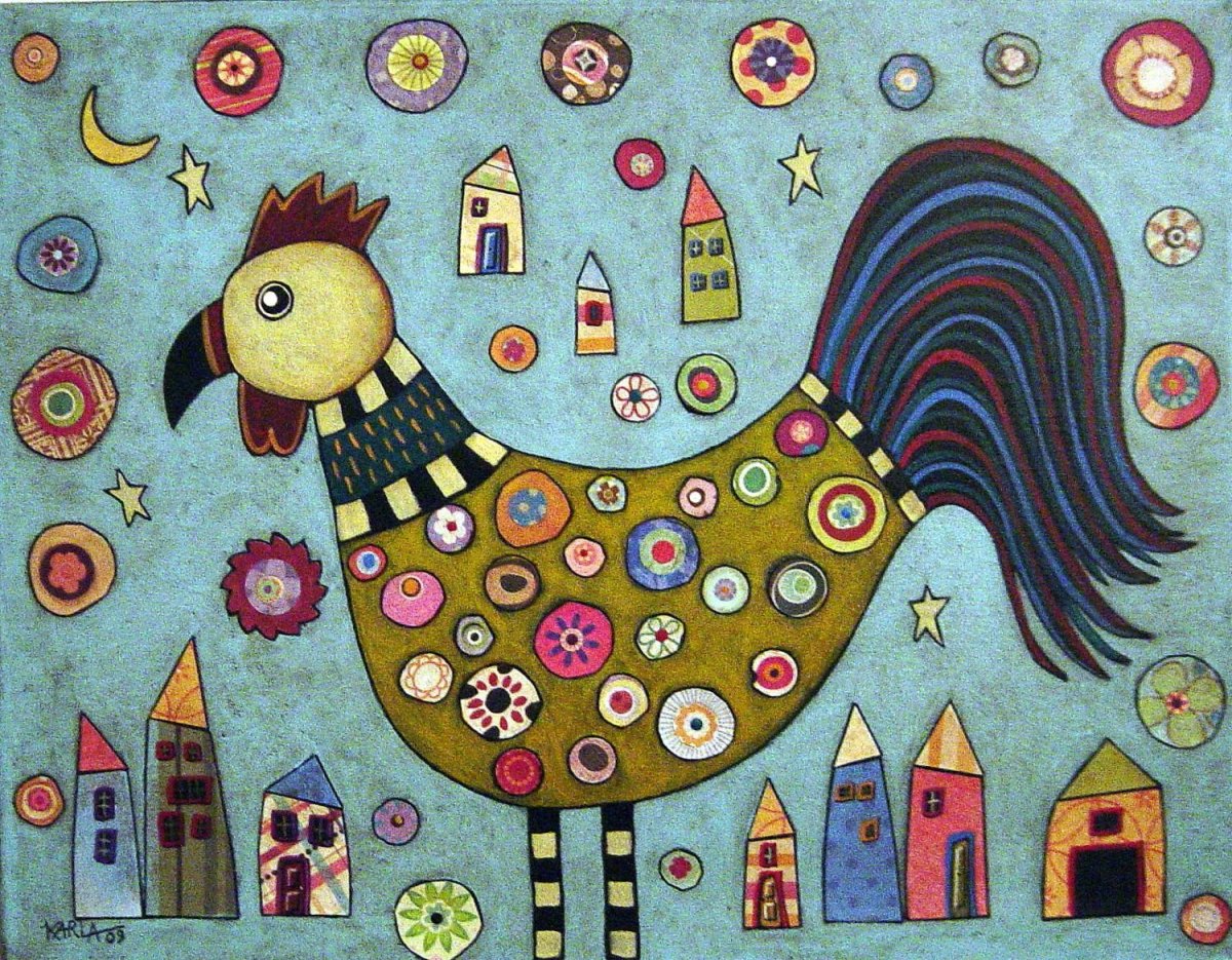 Художница Карла Жерар наивная живопись