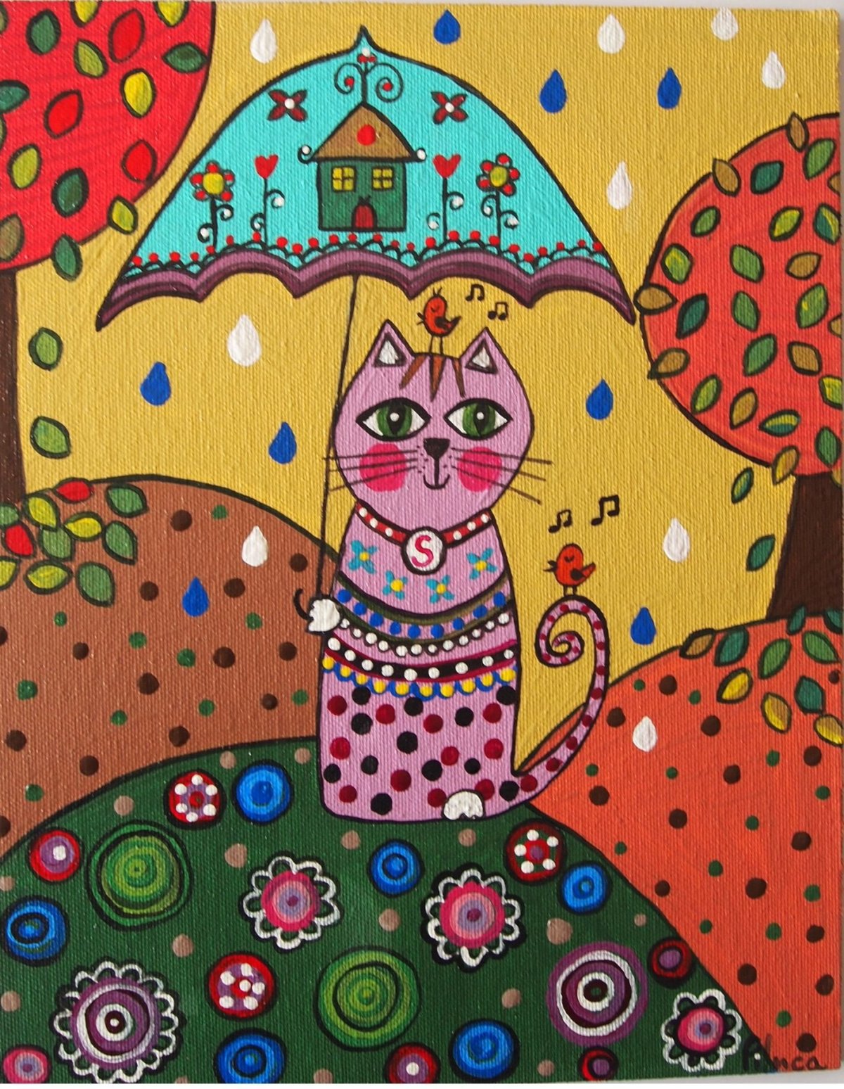 Карла Жерар кошки