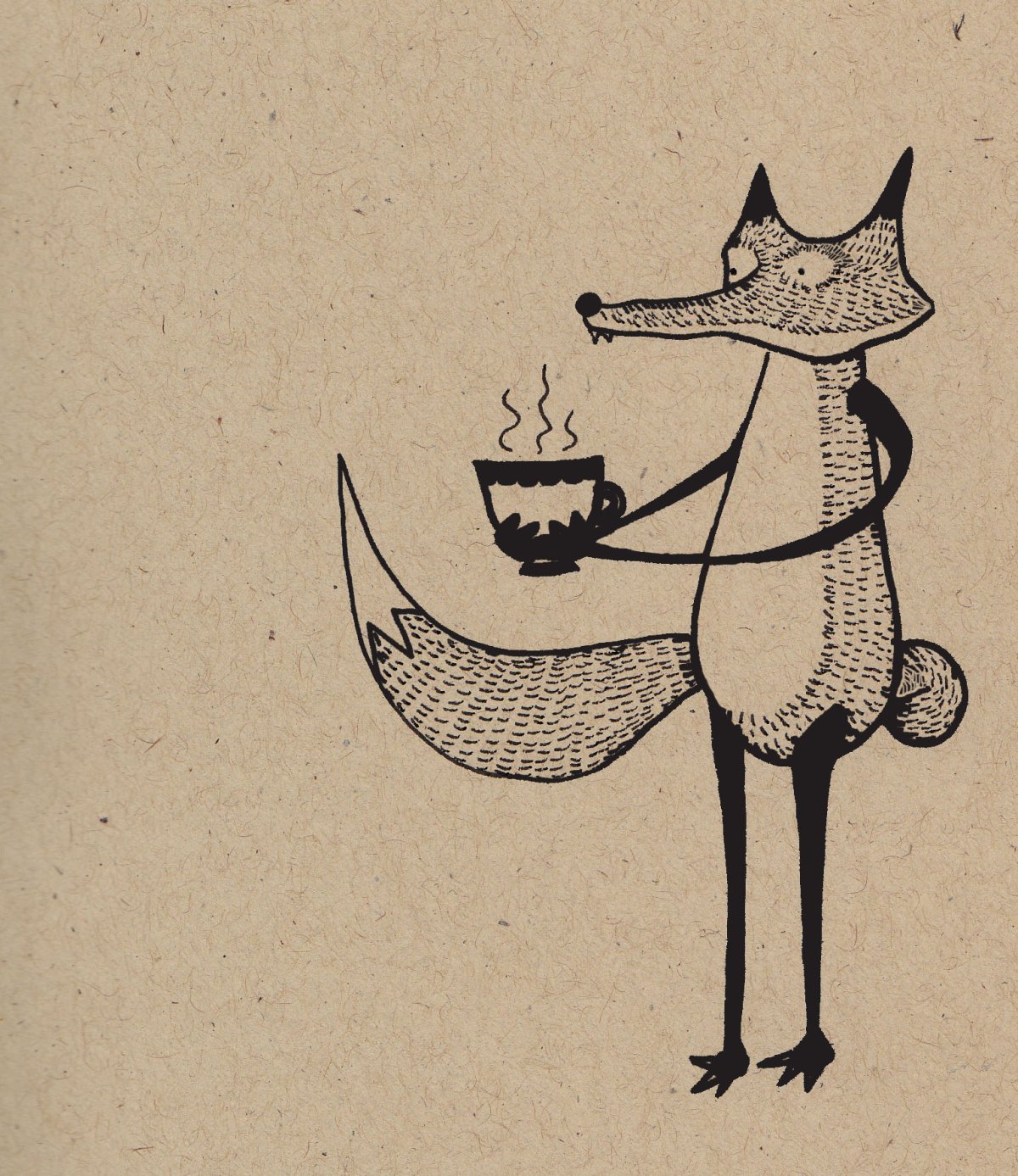 Лисенок Графика смешной