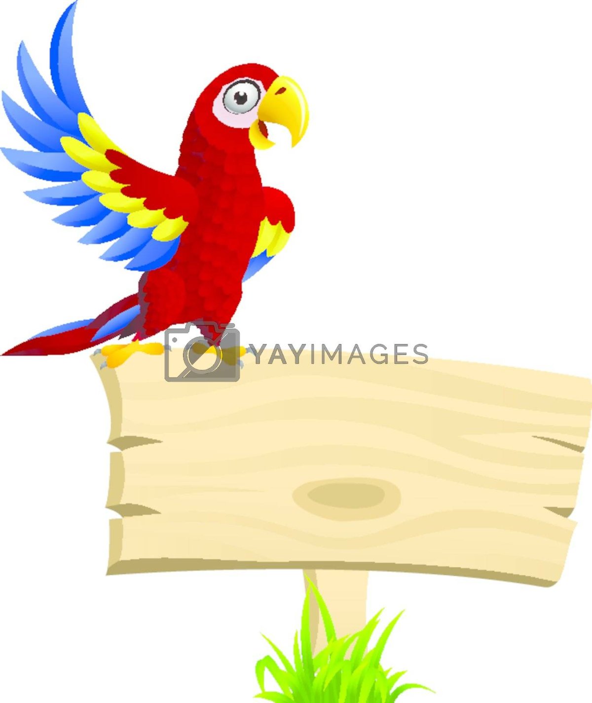 Попугай ара логотип