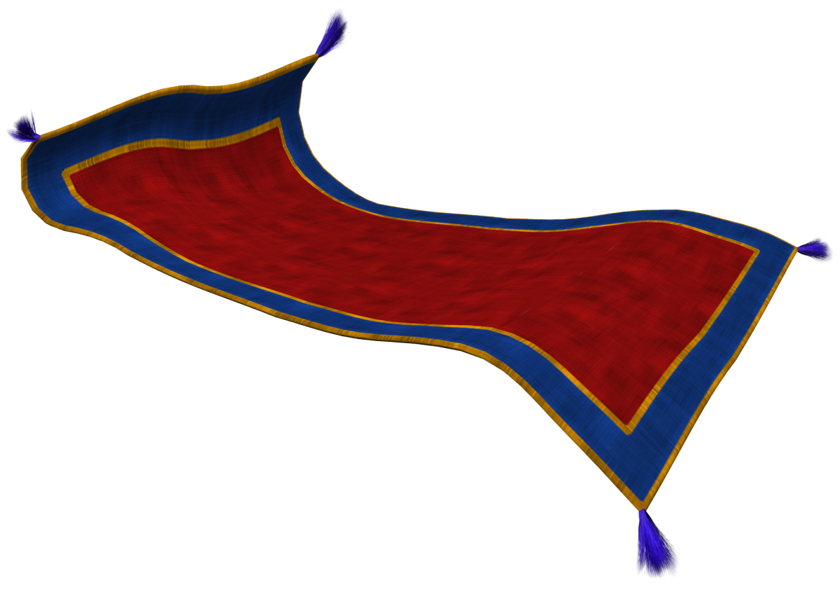 Дети на ковре самолете