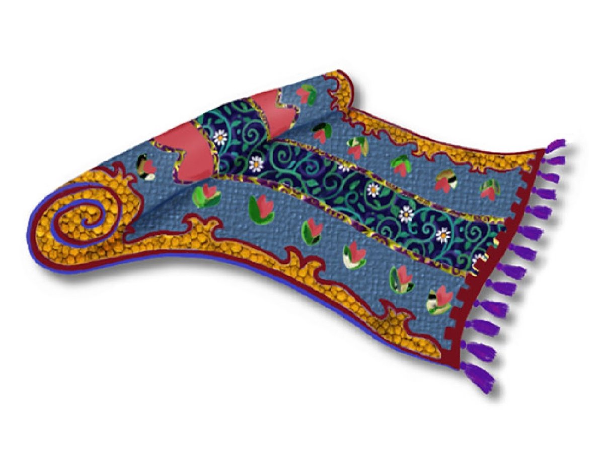 Ковер мультяшный