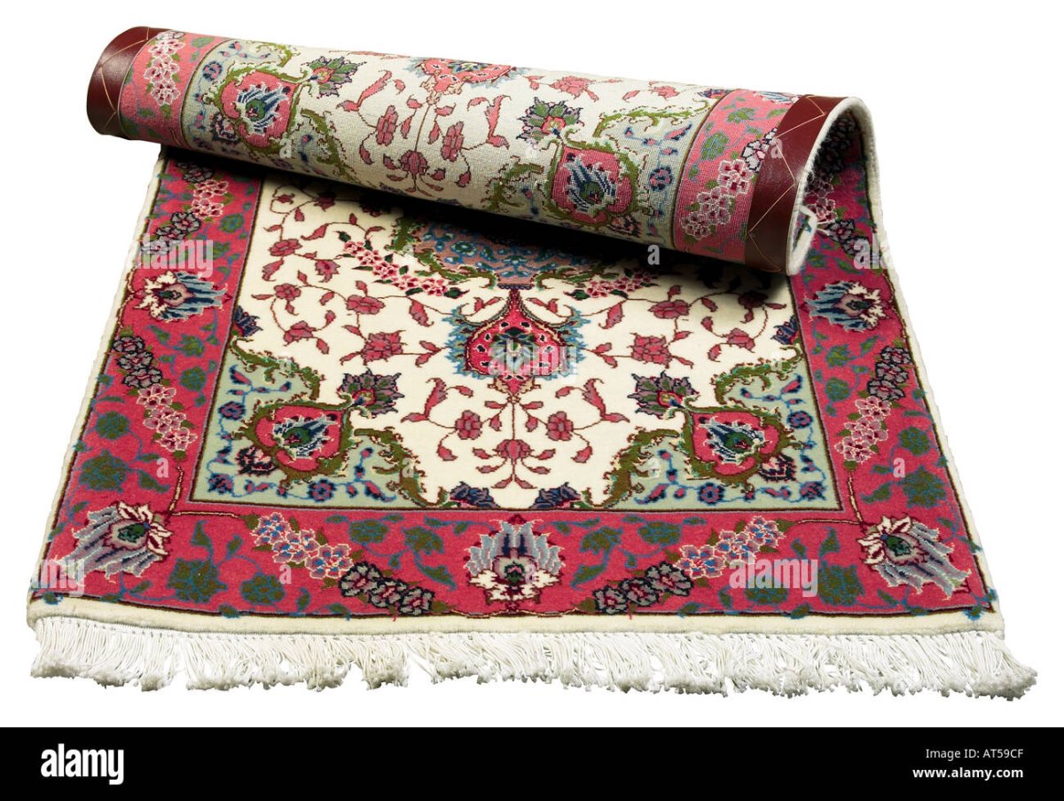 Ковер на белом фоне