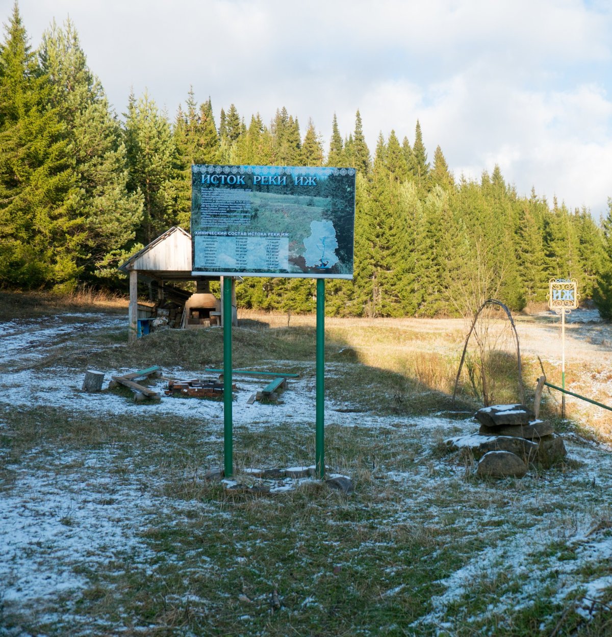 Исток реки вотка