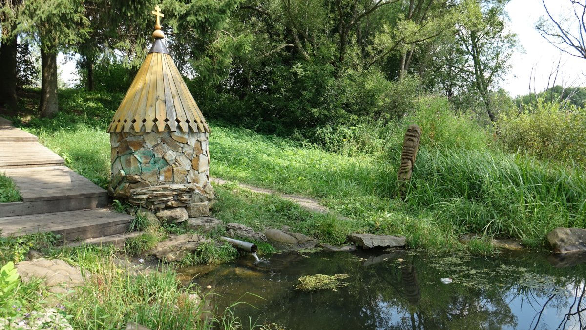 Исток реки Оки Глазуновский район