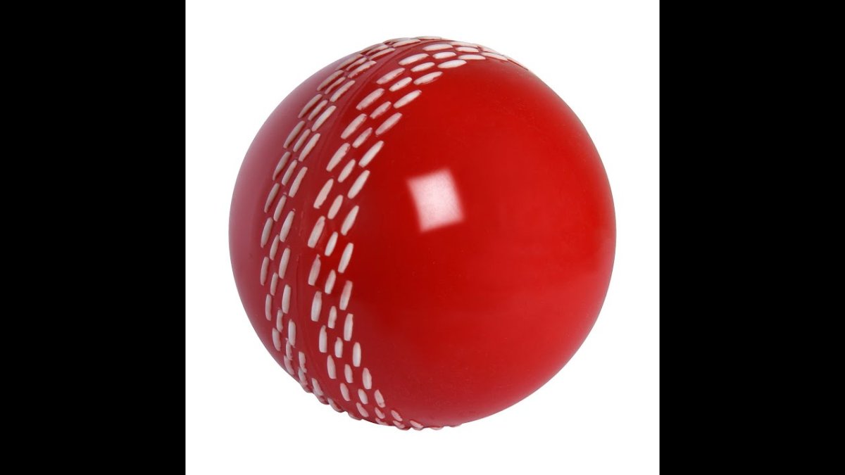 Красный резиновый мячик