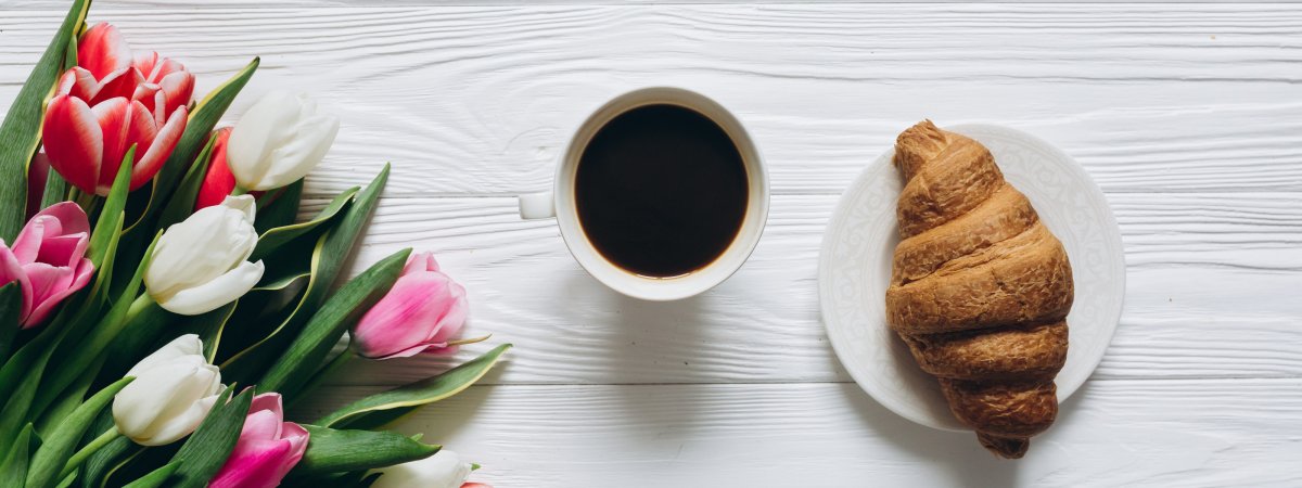 Тюльпаны и кофе