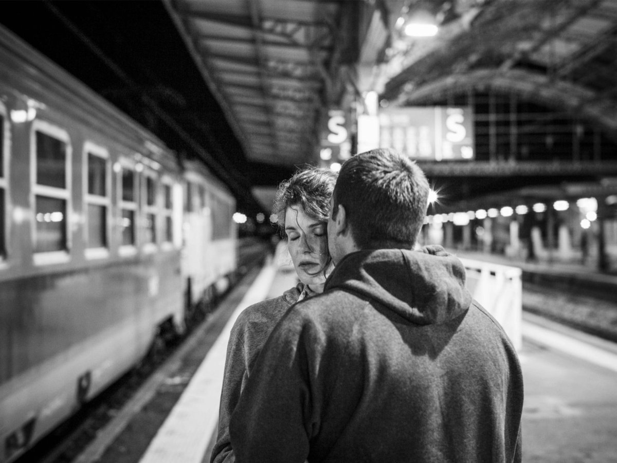 Прощание на перроне