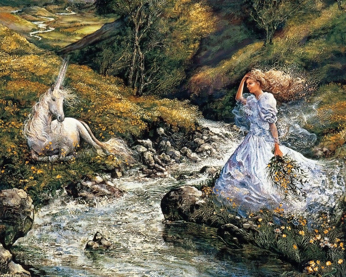 Жозефина Уолл фэнтези Единорог