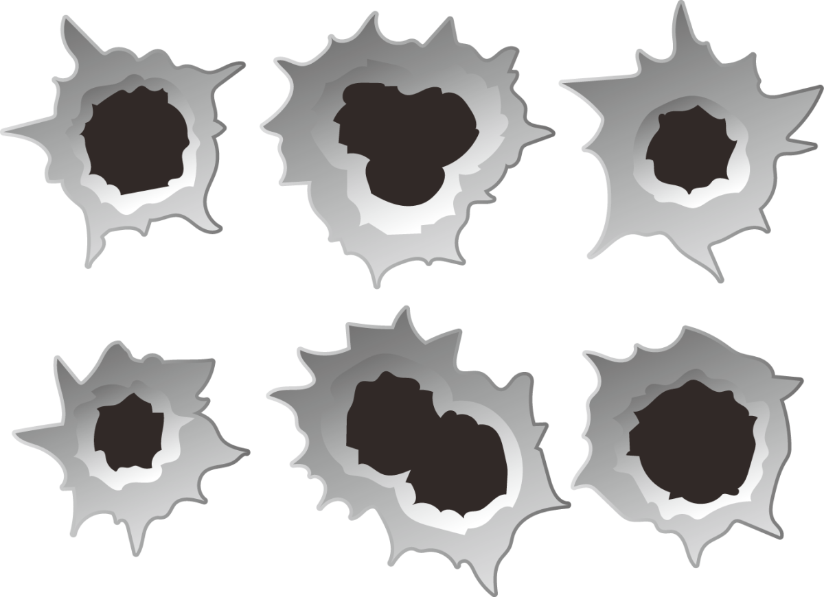 Следы от пуль