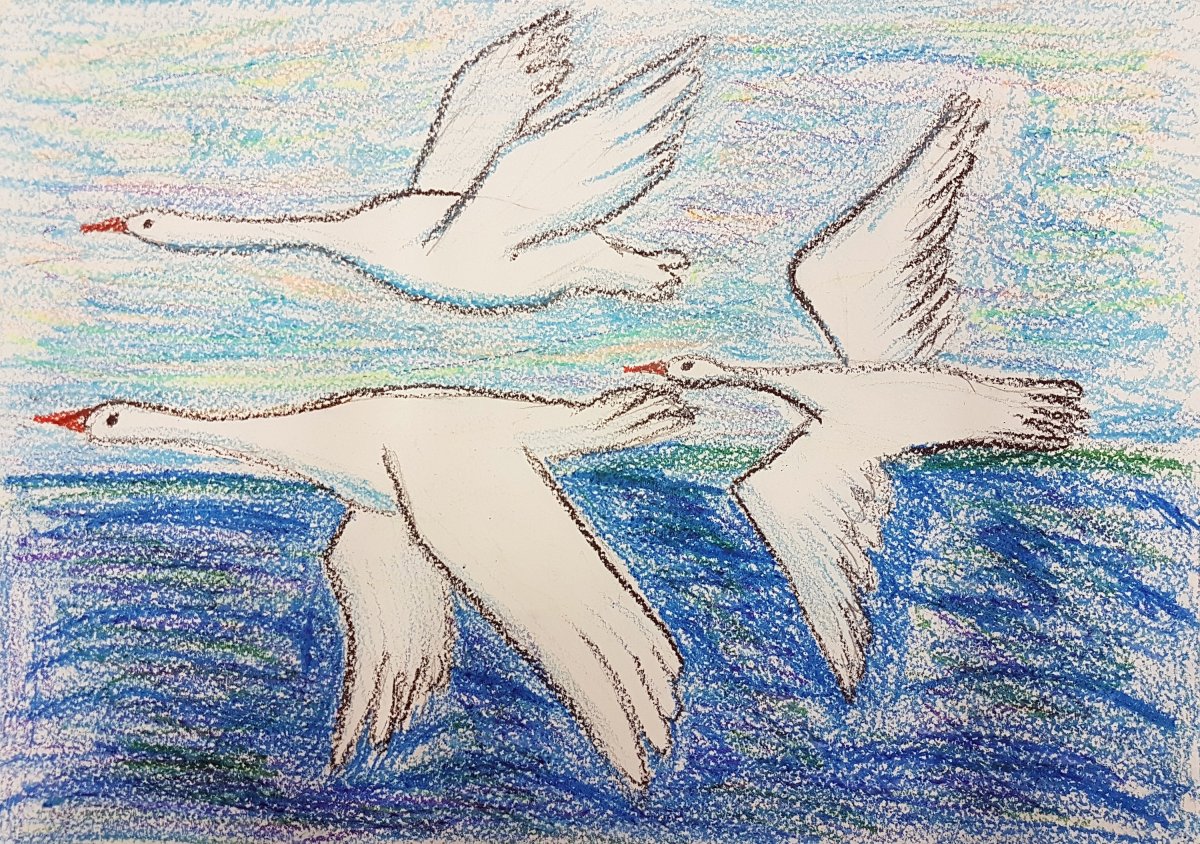 Сказка гуси лебеди герои сказки