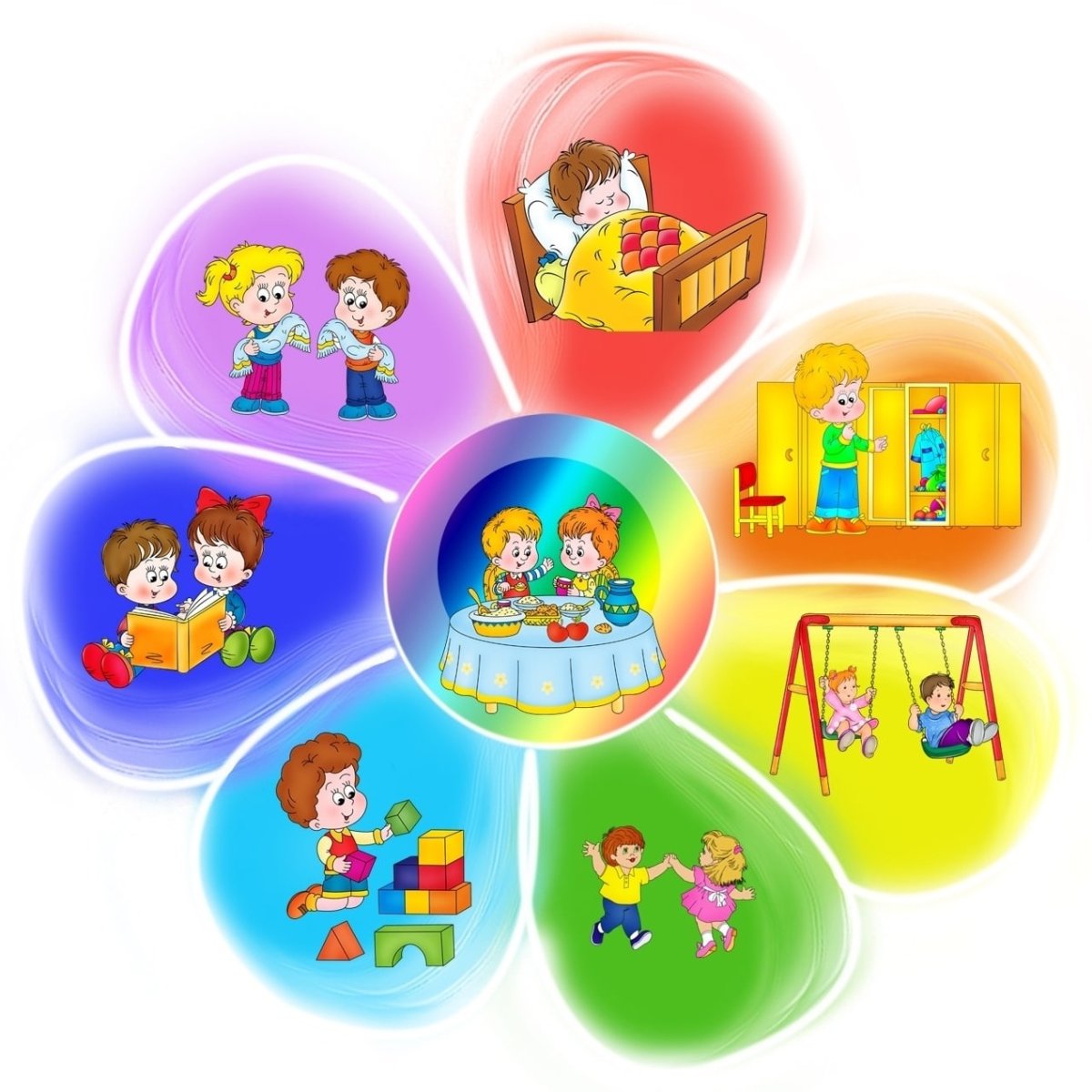 Картина о. р. Гофман «мы играем в магазин»