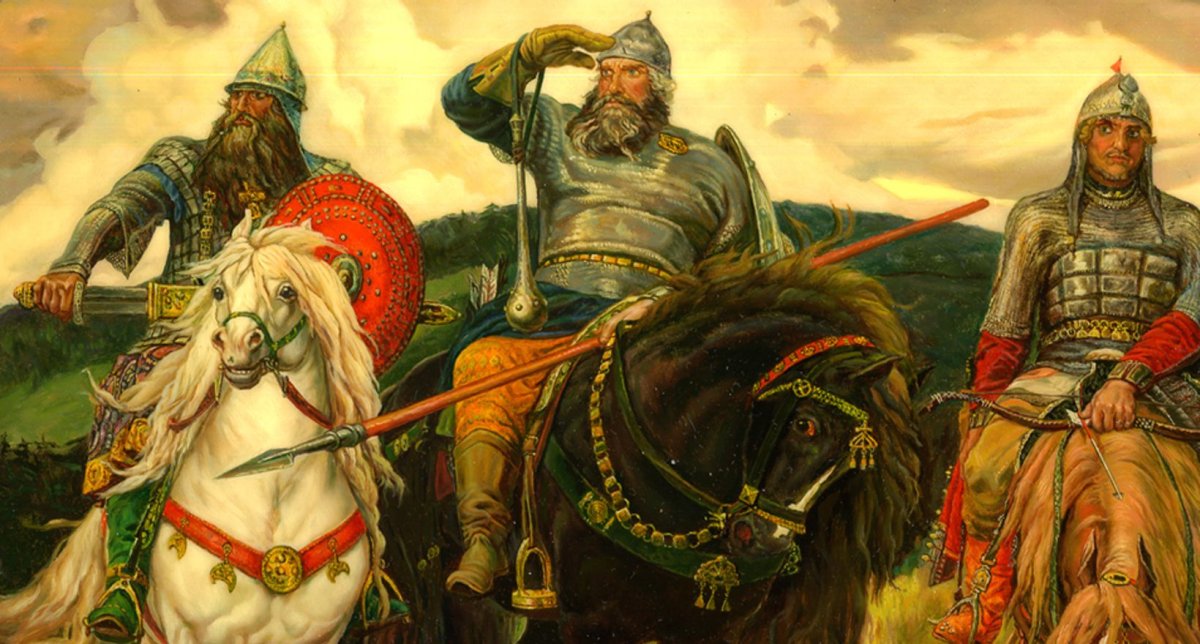 "Богатыри" в.м.Васнецов Третьяковская галерея , Москва