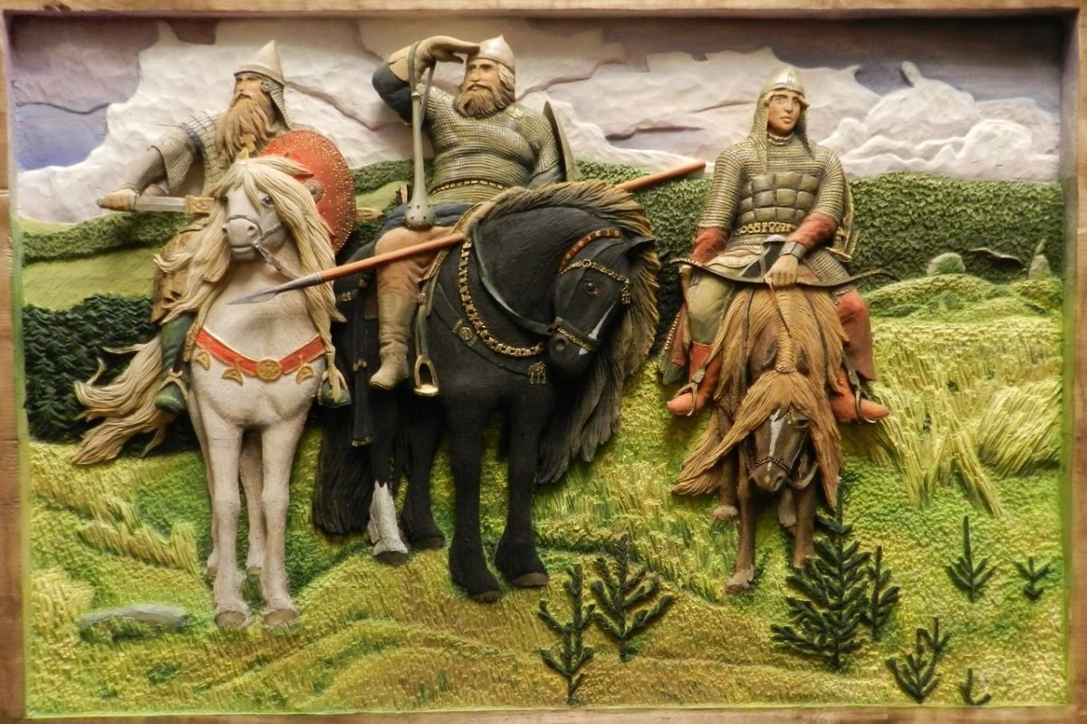 Три богатыря картина Васнецова