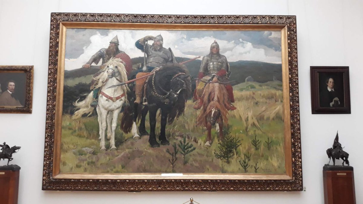 Три богатыря Васнецов оригинал