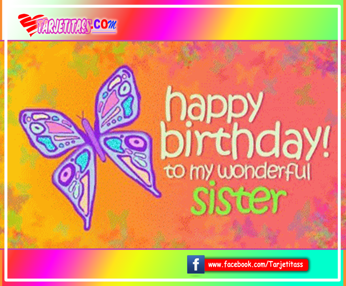 Поздравление на английском сестре