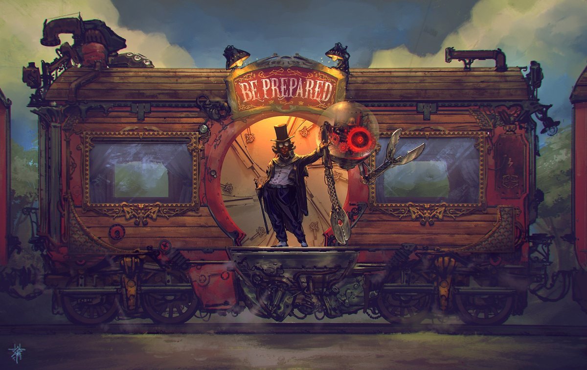 Поезд с цифрами