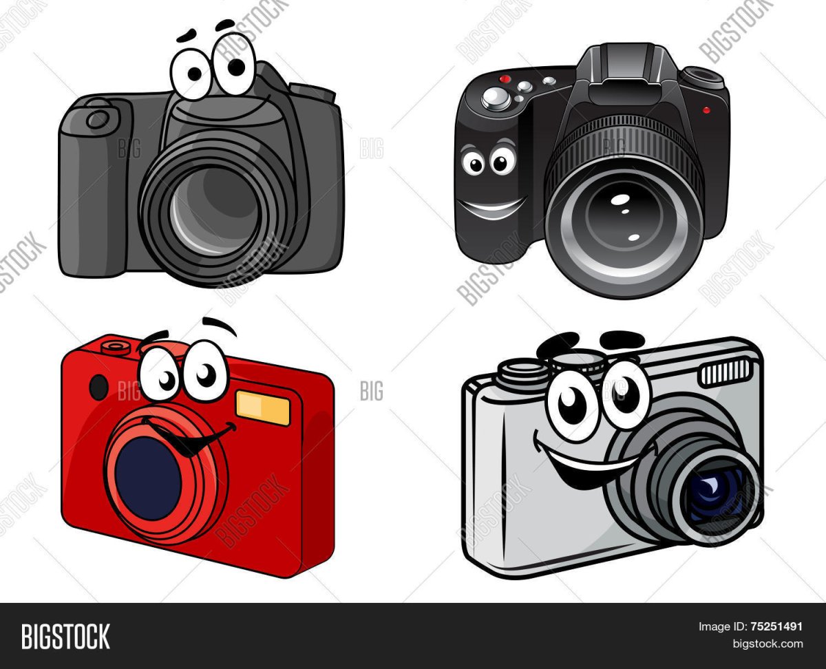 Фотоаппарат акварель