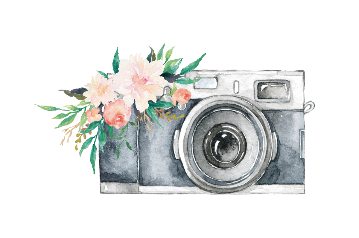 Фотоаппарат акварель