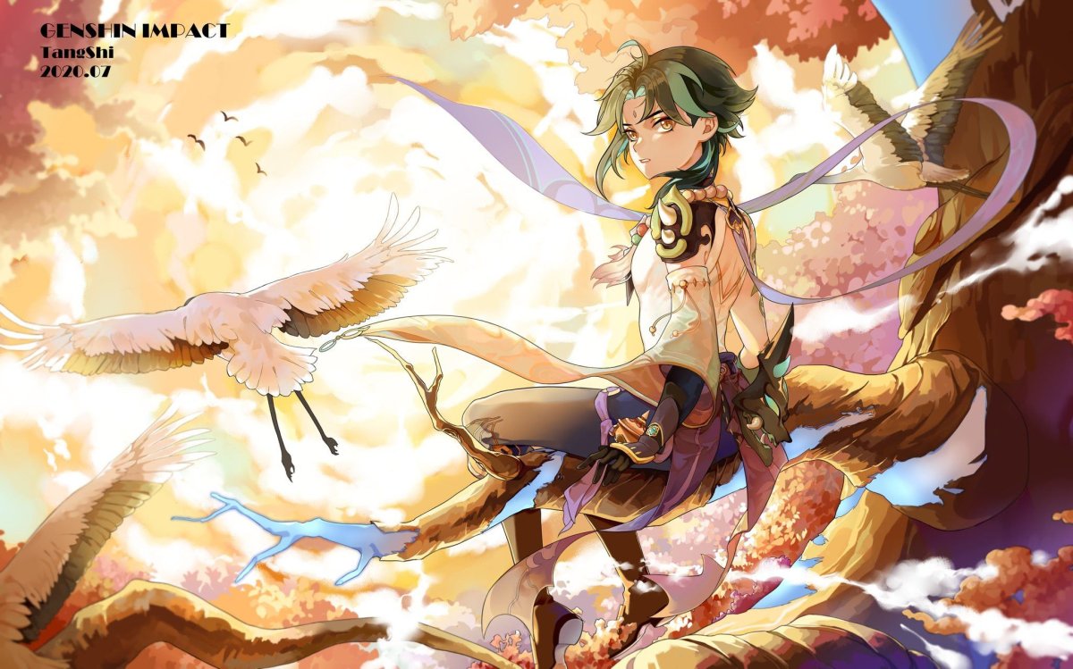 Сяо Геншин Импакт арт