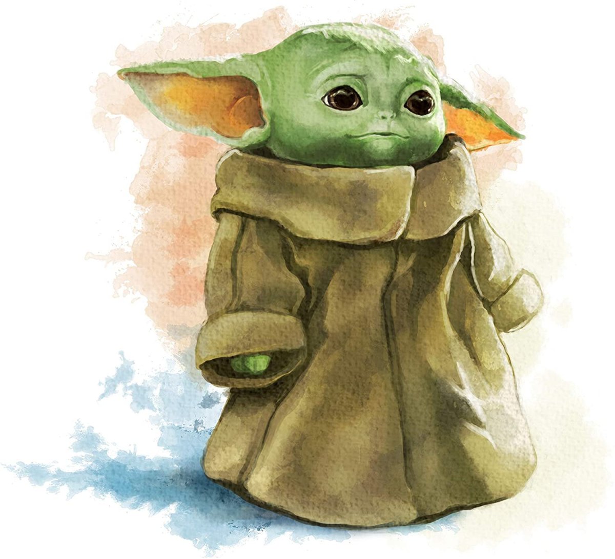 Мини йода акварель