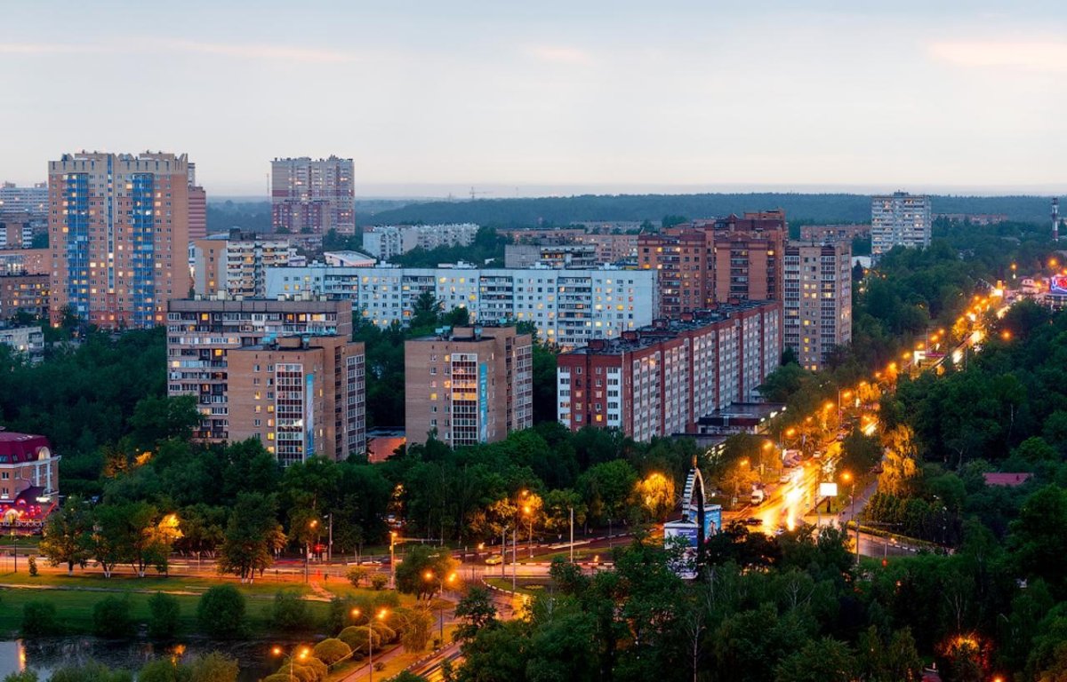 Районы Одинцово Московской области