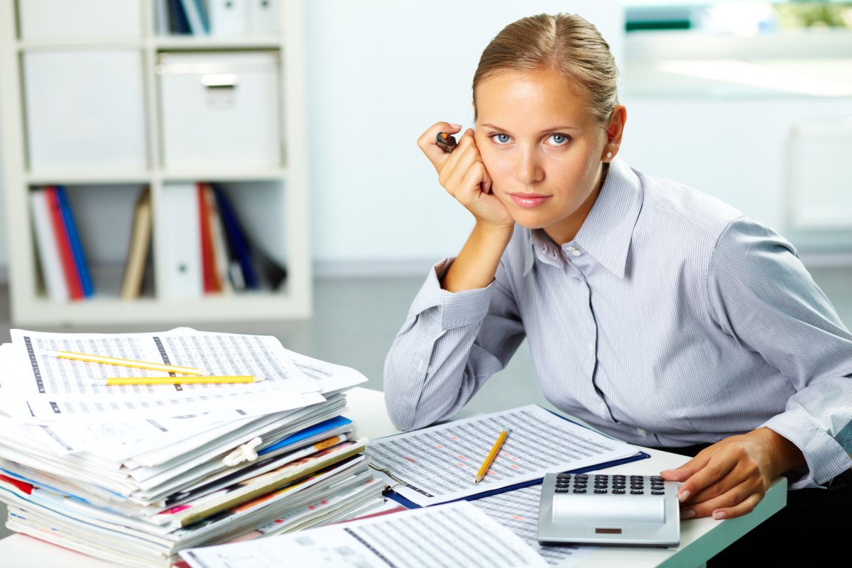 Женщина экономист