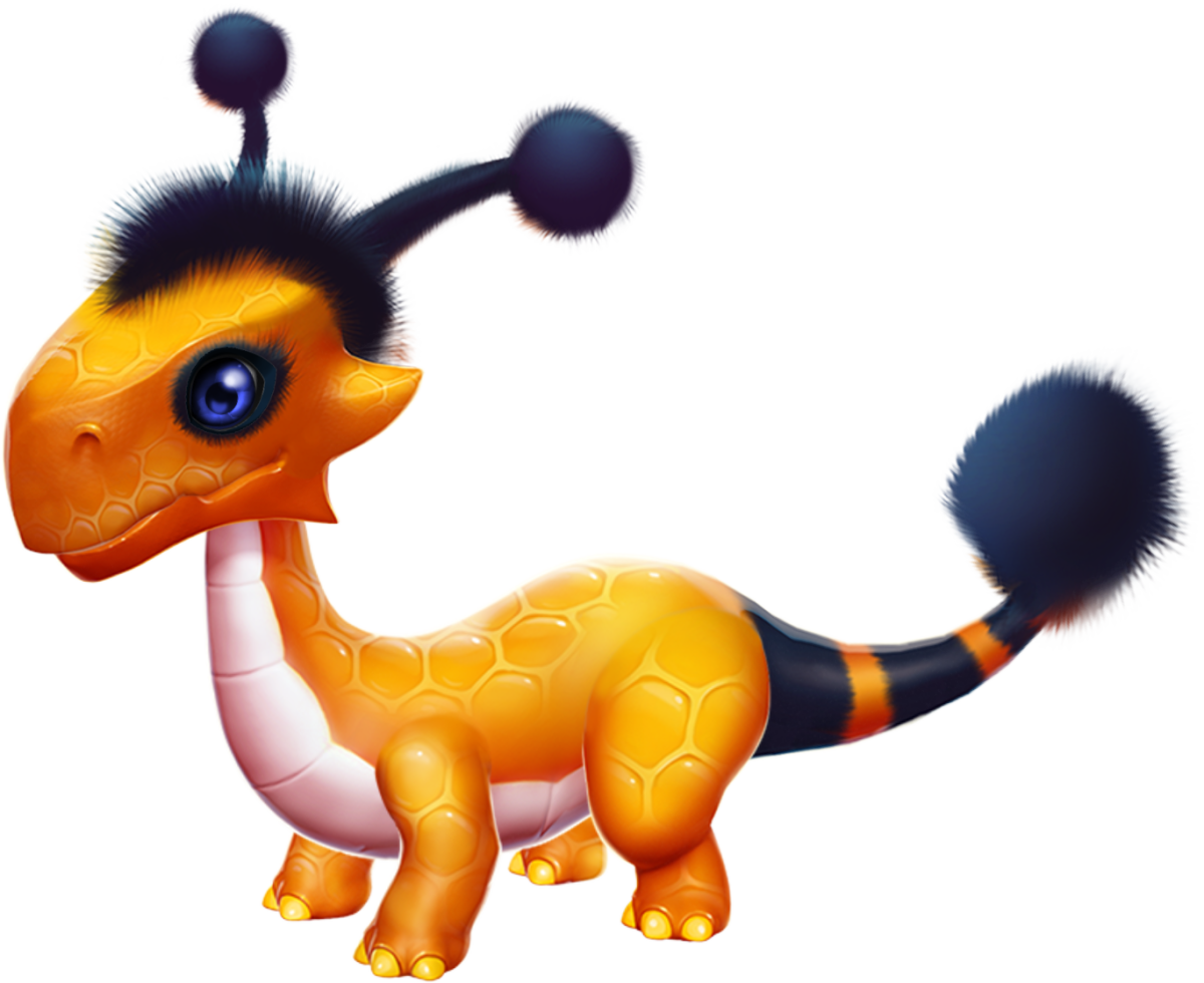 Драконы из легенды Дракономании пчела