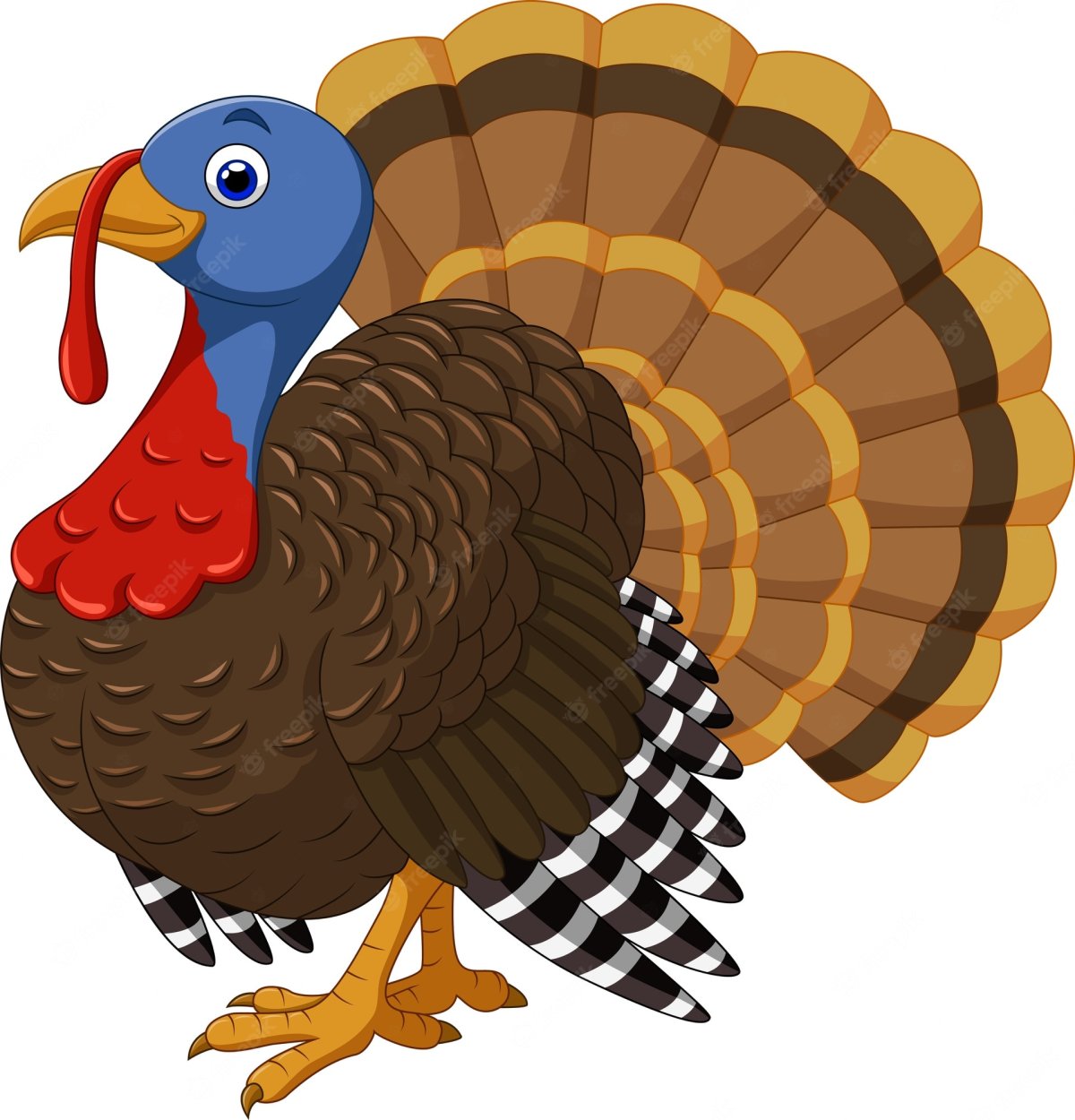 Индюк для детей на прозрачном фоне