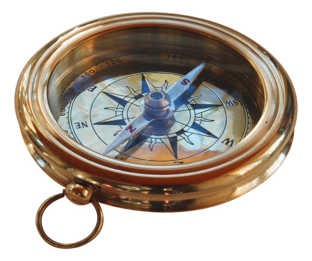 Компас старинный "Север-Юг Бурбонов"