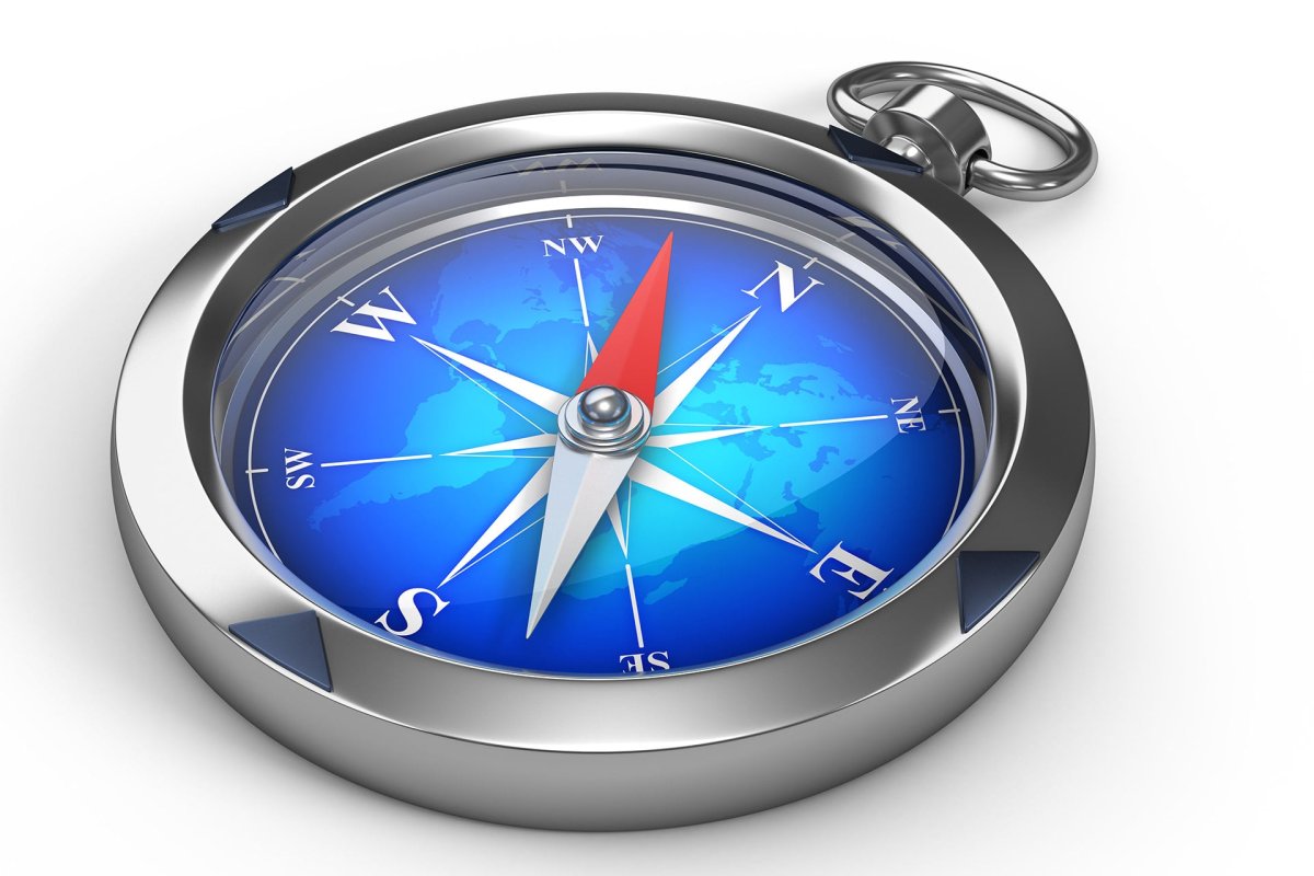 Значок компаса для презентации