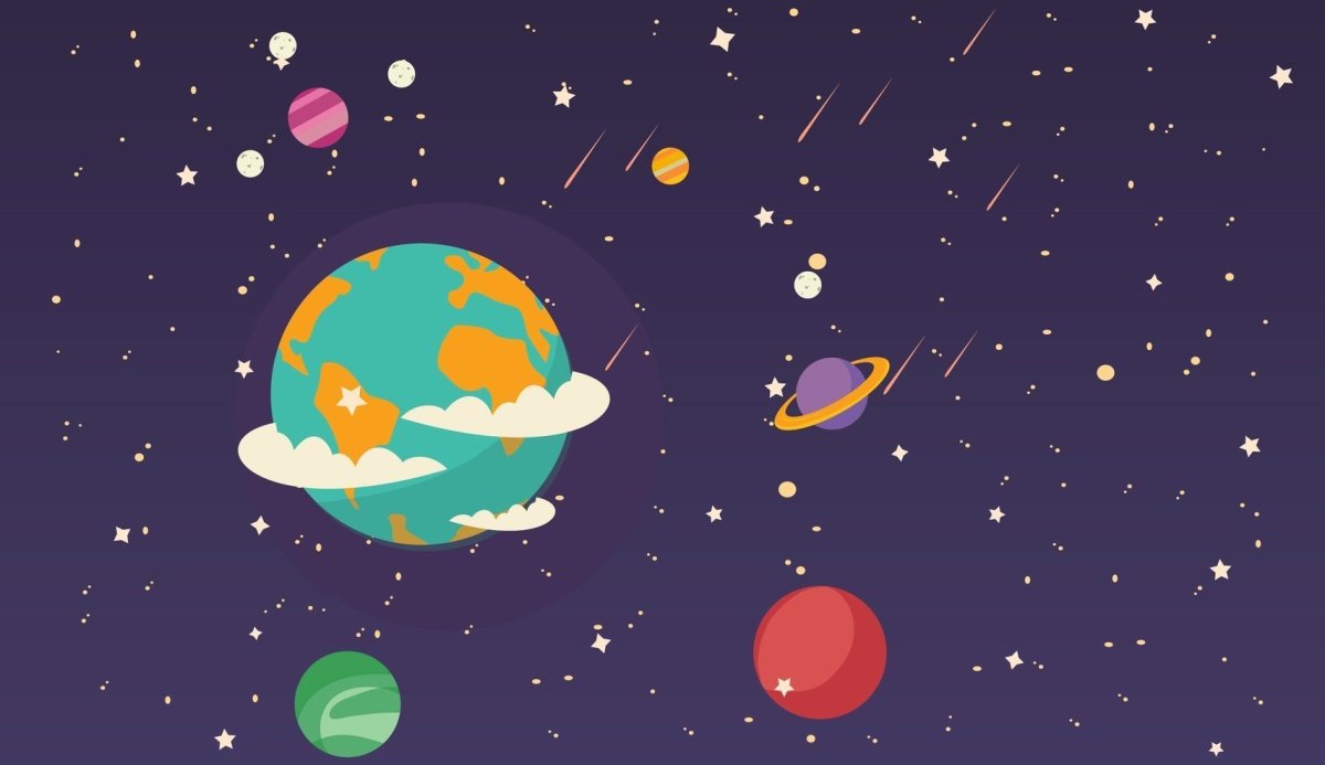 Фон космос для детей