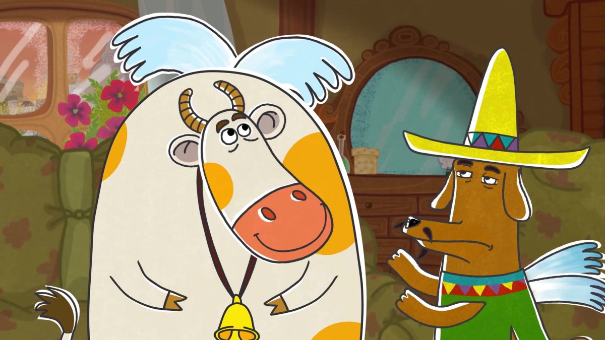 Малыши и летающие звери в коробке